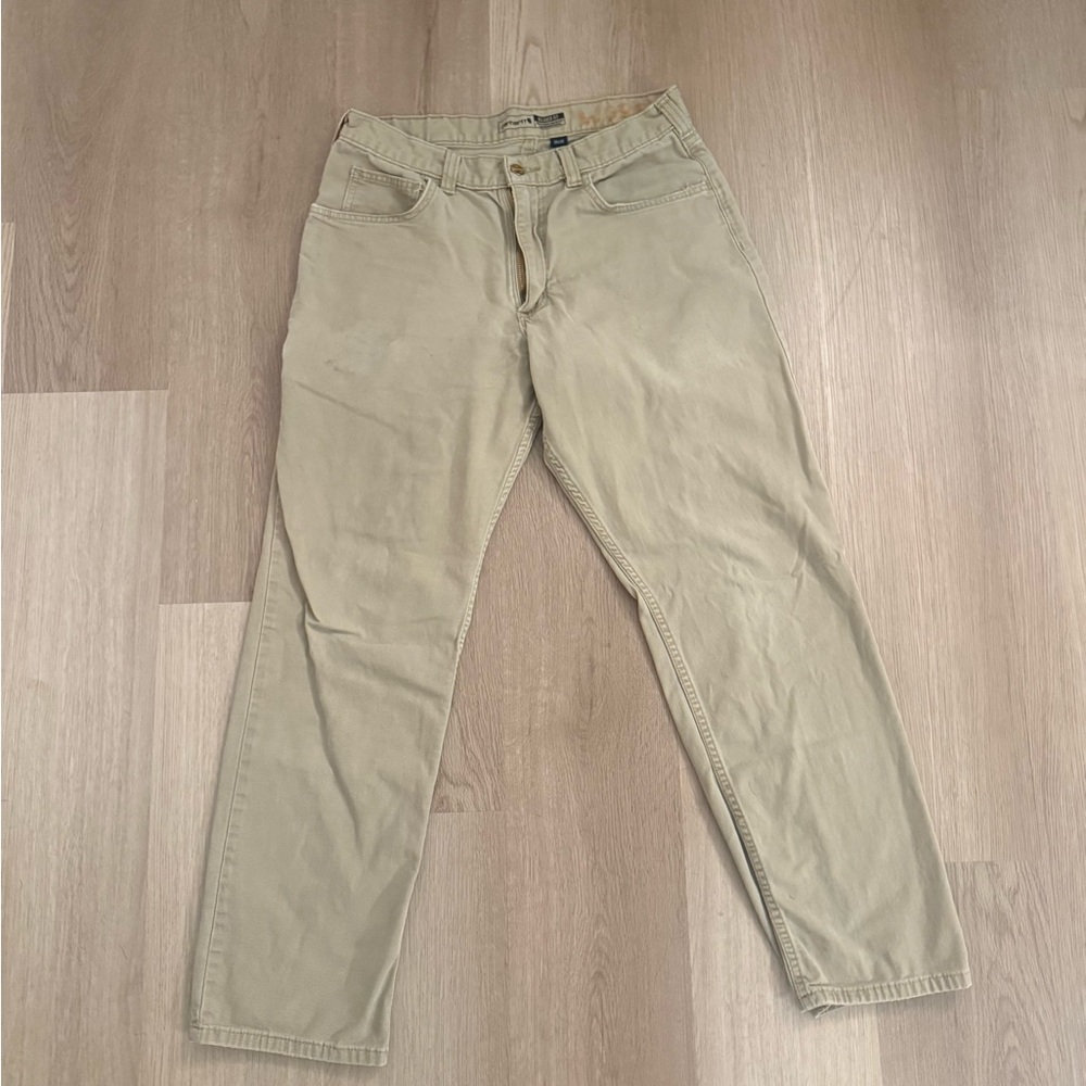 Carhartt Tan Work Pants
